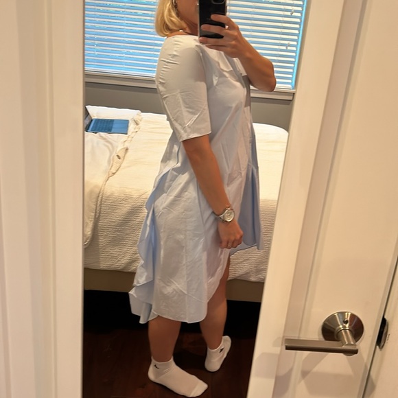 COS Cotton Ruffle Dress - Picture 7 of 8